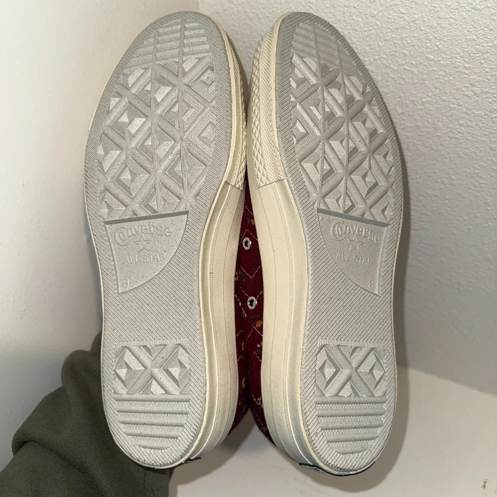 Converse Chuck 70 Patchwork Floral High Top SAMPLE Shoes Mens 9 Womens 11 New - Picture 3 of 8